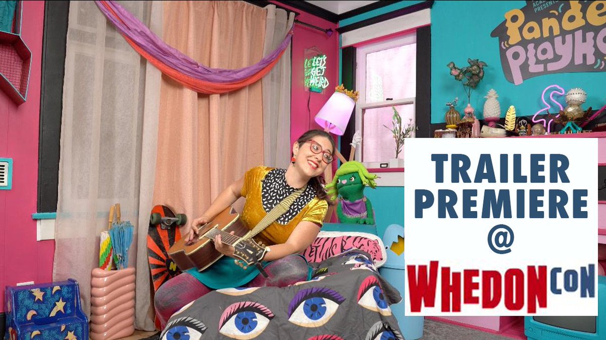 PanPlayhouse's tweet photo. It's a brand new day, and we're excited to announce that the Pandemic Playhouse trailer is premiering at @WhedonCon tomorrow, October 25th! See you there! #WHEDONCON https://t.co/rvgTDOiJBF