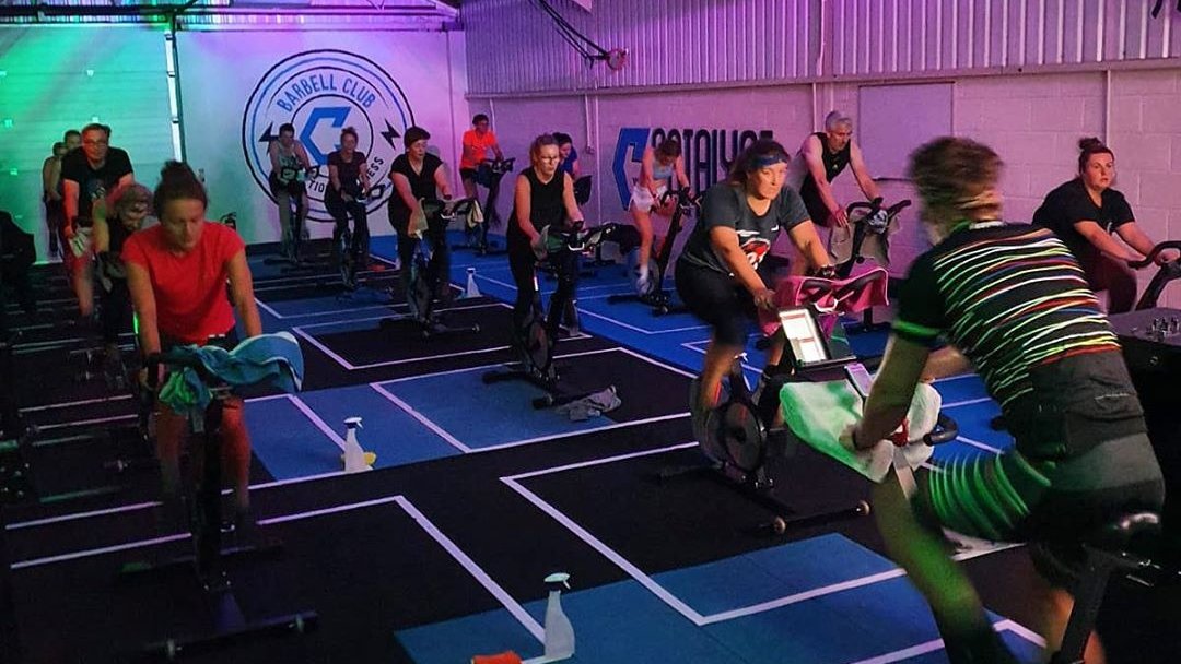 KeiserFitness's tweet photo. Who else is ready for a #weekendwarrior ride on the #KeiserM3i? 🚲

📸 @CatalystCiren / "Beats, Bikes and Disco Lights." https://t.co/iPicSOePpJ