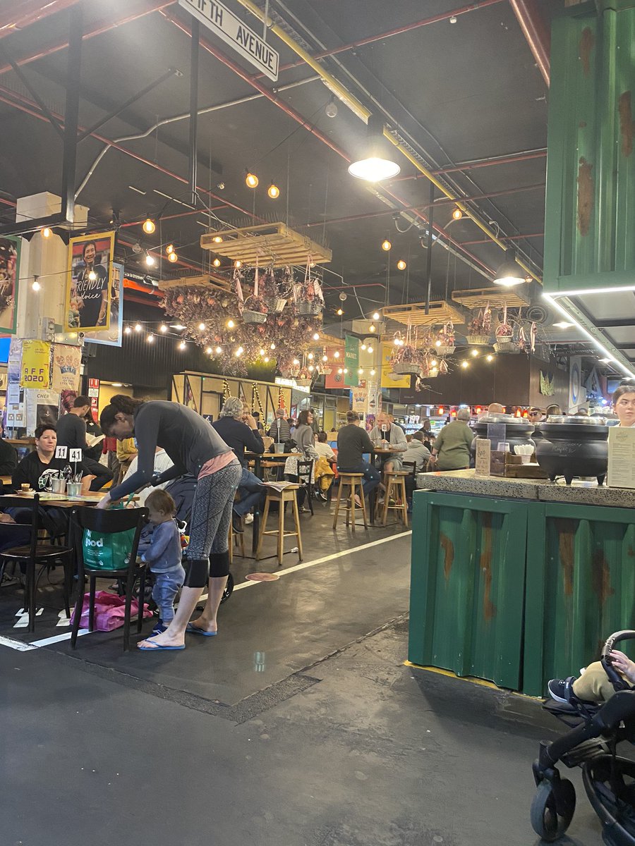 debbateman's tweet photo. Adelaide Film Festival in the evenings, the markets for breakfast. Feeling grateful for our covid freedoms in SA and mindful of family and friends without it. Longing for borders to open and the physical reunions to begin. #notcomplaining #iloveSA #parentinggapyears #comeonDan https://t.co/ZaAtaebhLQ