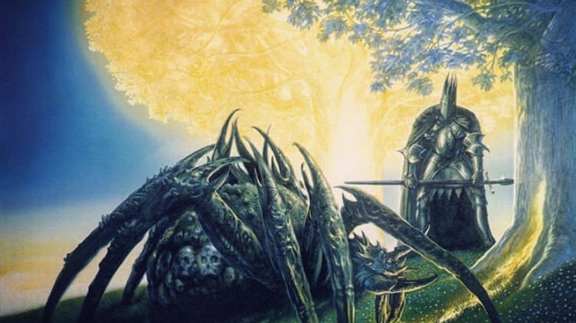 Because of this ability, Melkor seeks her out to enlist her help in destroying the two trees of light. (The worlds light sources before the sun and the moon) She consumes and destroys the trees sucking the light of their sap until nothing remained and she swelled to a large size