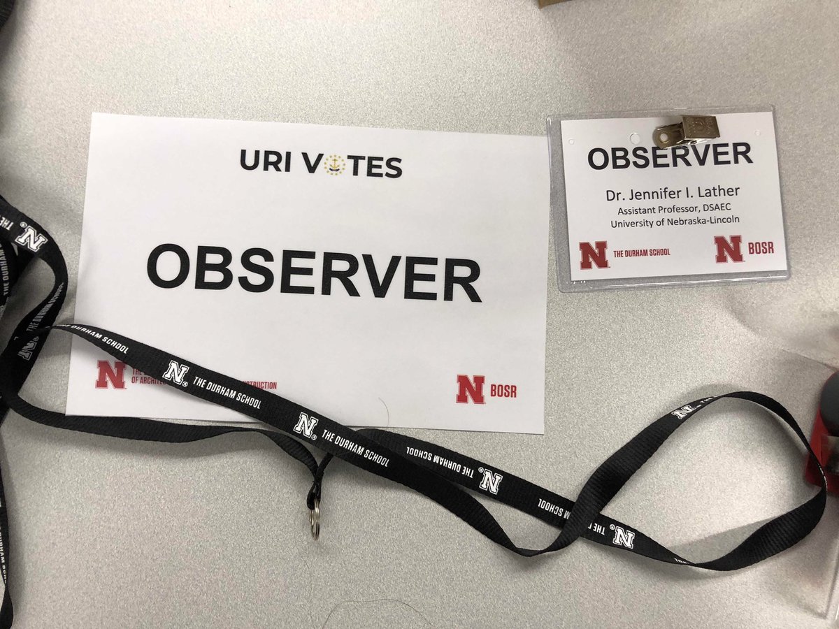 urivotes's tweet photo. Dr. Jennifer Lather of UNL and her team are ready to observe polling places on Nov 3rd! Observing different voting processes allow us to quantify voter experiences. Process improvement for a more timely, efficient, and safe election. #URIvotes #Election2020 #ElectionGeeks https://t.co/OycmxvRNAx