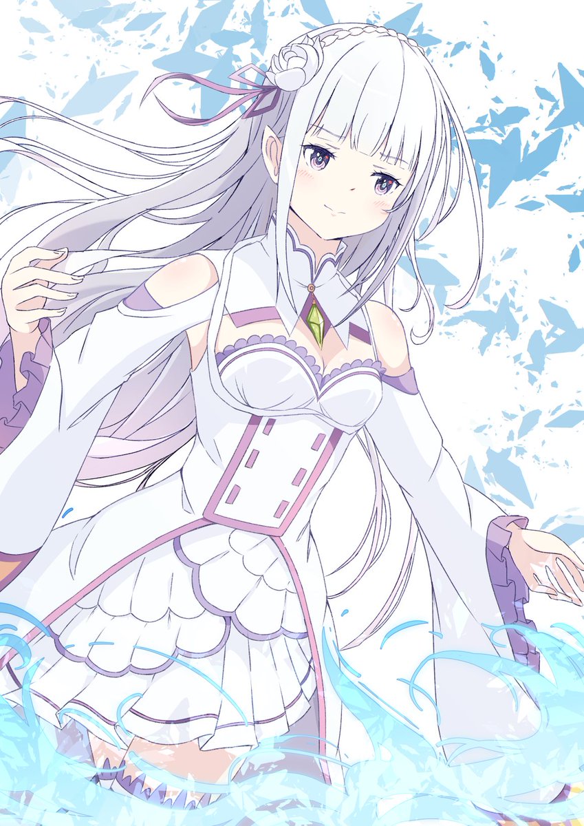 少しづつ塗ってたエキドナさん Reゼロから始める異世界生活 エキドナ ぽたのイラスト