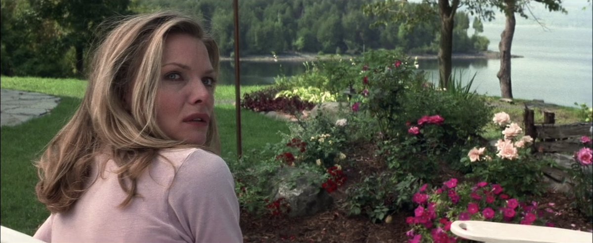 When you're having a panic attack rooted in an extreme trauma you've utterly compartmentalized... but you're still serving, because you're THE Michelle Pfeiffer.