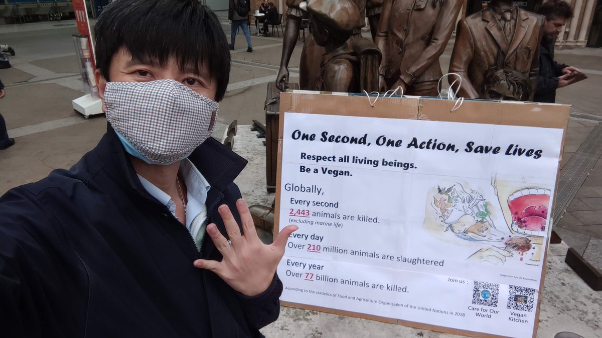 centrelin's tweet photo. 【您的一秒鐘決定牠的一輩子】Day 5
一樣利用午餐1小時時間，30天1天1小時的願，還有25天繼續加油。(5/30)

#一天一蔬食 #讓你身體健康又舒適
#歡迎大家一起加入
#尊重生命
#茹素開始 https://t.co/yPEaFriDAY