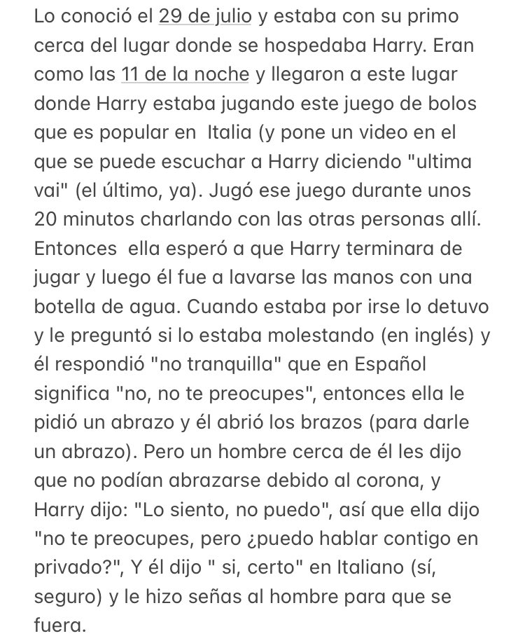 HarryArgentina's tweet photo. Experiencia de una fan Italiana encontrándose a Harry 🥺

©️goldensquad__ https://t.co/RdHy3OUZzy
