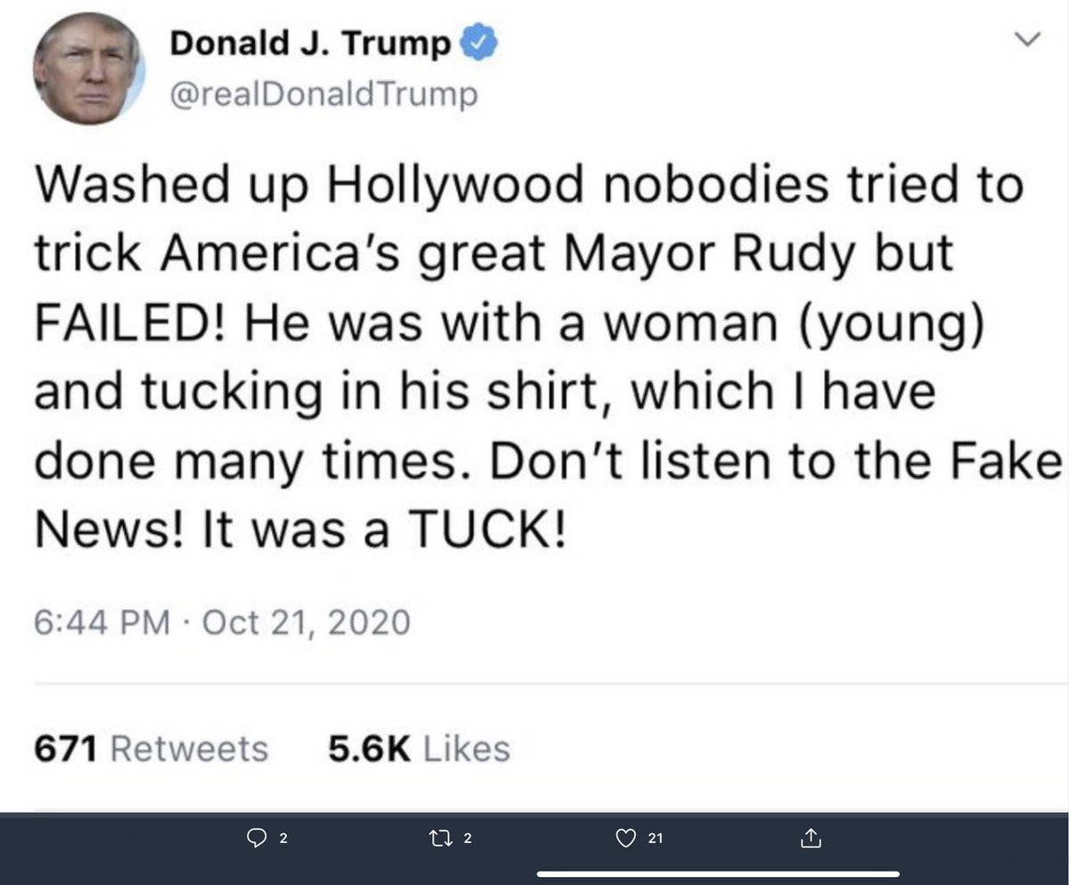Earthnik's tweet photo. Yes @realDonaldTrump we are absolutely certain you HAVE done this MANY times with “(young)” women. 

Of course I’m not implying anything at all because of your close relationship with Jeffery Epstein. Nothing at all. 
#TuckYou https://t.co/wKMDhA3Yzx
