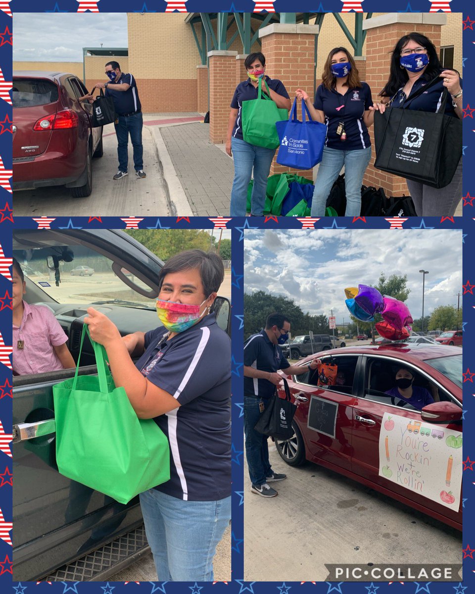 maytemartinez78's tweet photo. What does our Kinder Team @NISDmartin do right after school on a Friday?!? They see their virtual learning students in a Curbside pick up for next week’s activities! The teachers even got a surprise treat from their students, too! #VirtualLearning #BridgingSchoolsandHomes https://t.co/HE8Xngb6ny