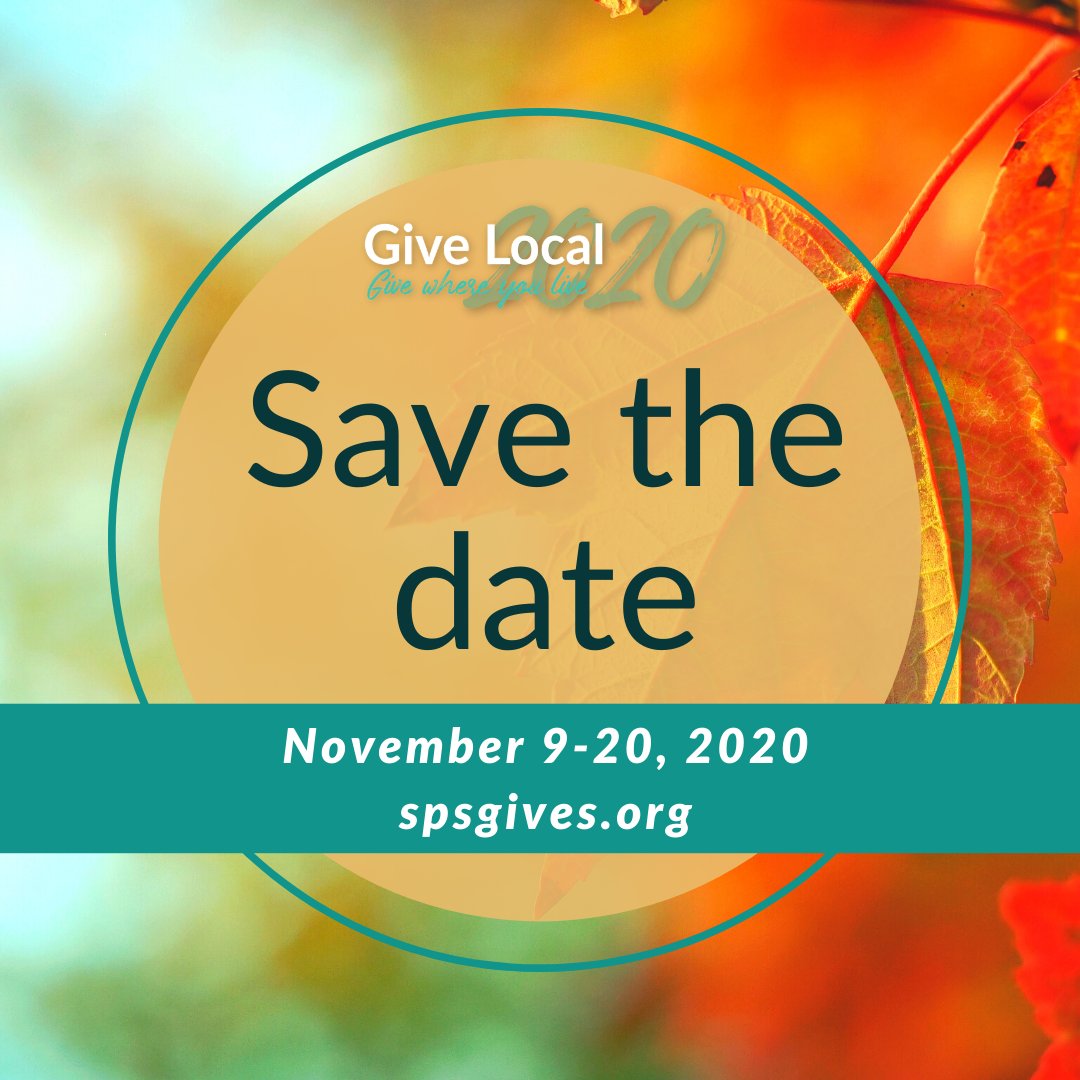 SouthSoundY's tweet image. We are less than 1-month away from the start of Give Local, a 2-week online giving campaign to build awareness &amp;amp; support for nonprofits throughout South Puget Sound. Visit spsgives.org today for more info. #GiveLocalSPS #SPSGives #SaveTheDate #nonprofits #local #Fall