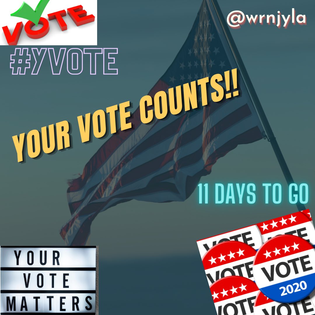 WrnjYla's tweet photo. #yvote ? Because your vote counts as much as any other. #wrnjyla #youth #YourVoteMatters #njvotes #parentimpact https://t.co/1IcFbyAGyt
