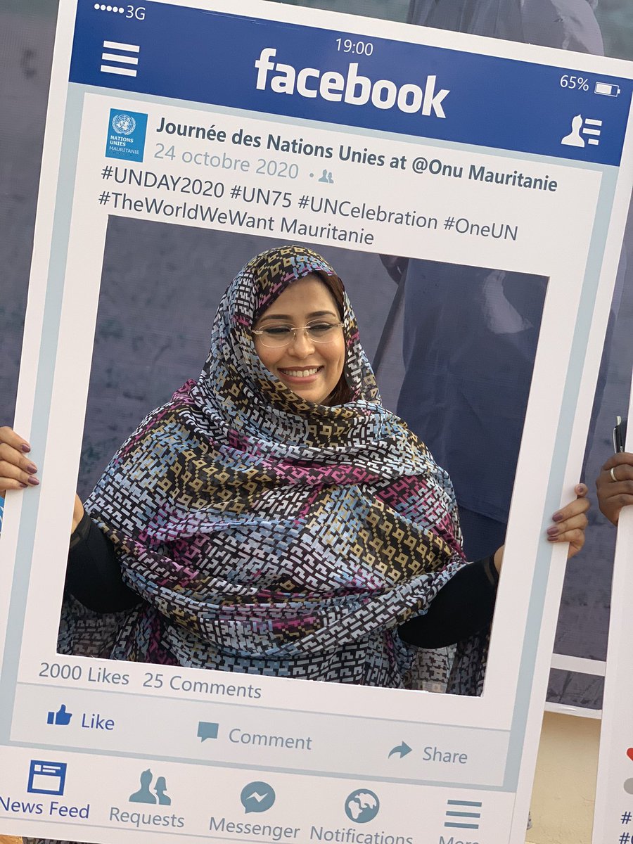 ONUMauritanie's tweet image. #UNDay en partenariat avec la jeunesse et les influenceurs mauritaniens pour parler de la #Mauritanie🇲🇷 que nous voulons! 

➡️ facebook.com/10815994061511…

#UN75 #ShapingOurFutureTogether 
#GlobalGoals 
@CinuDakar @JoinUN75 @UN_SDG @ONU_fr