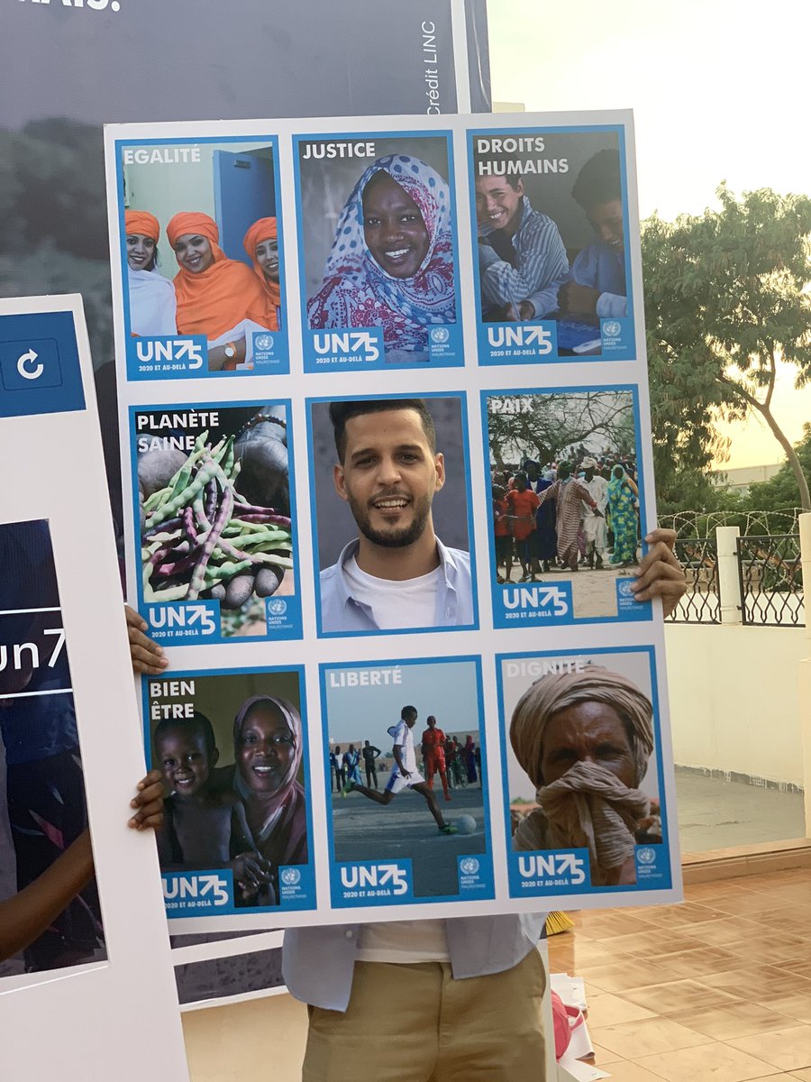 ONUMauritanie's tweet image. #UNDay en partenariat avec la jeunesse et les influenceurs mauritaniens pour parler de la #Mauritanie🇲🇷 que nous voulons! 

➡️ facebook.com/10815994061511…

#UN75 #ShapingOurFutureTogether 
#GlobalGoals 
@CinuDakar @JoinUN75 @UN_SDG @ONU_fr