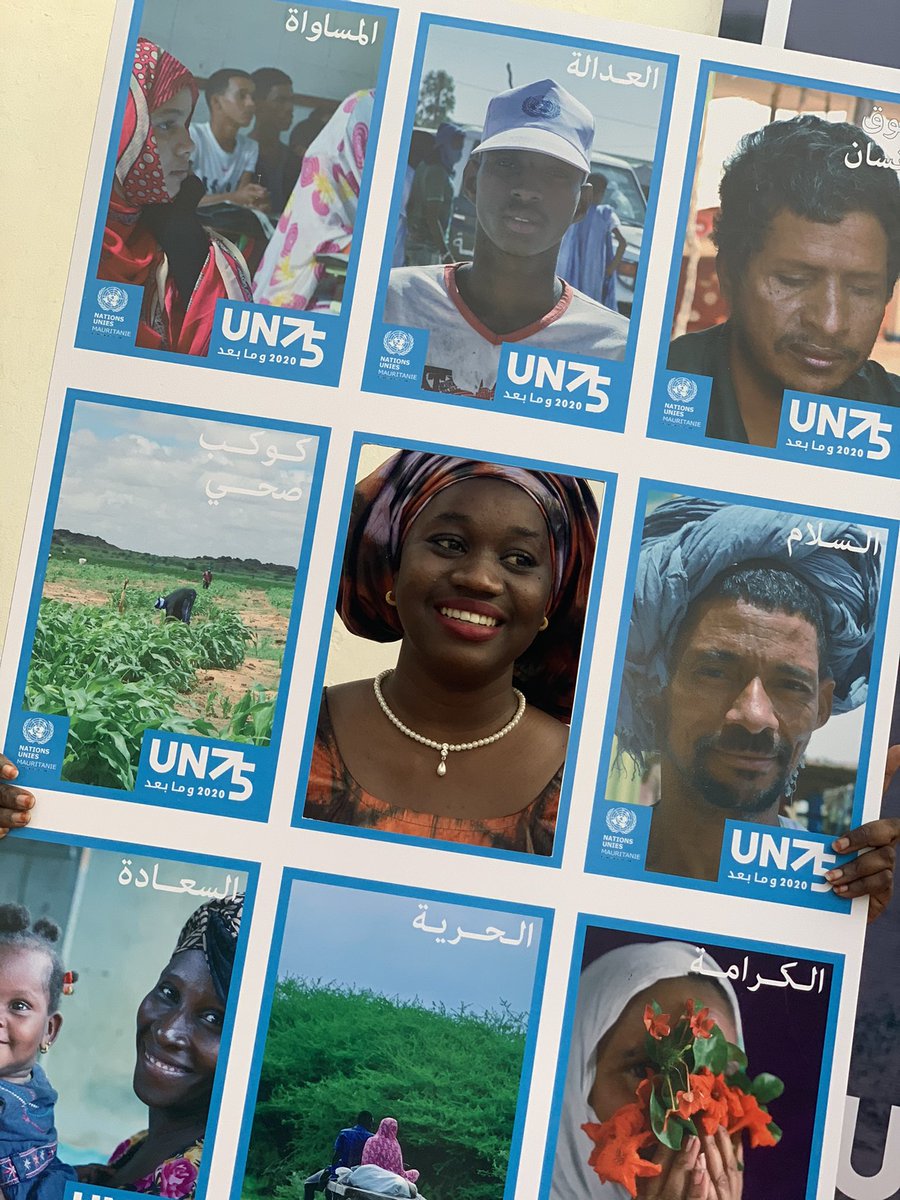 ONUMauritanie's tweet image. #UNDay en partenariat avec la jeunesse et les influenceurs mauritaniens pour parler de la #Mauritanie🇲🇷 que nous voulons! 

➡️ facebook.com/10815994061511…

#UN75 #ShapingOurFutureTogether 
#GlobalGoals 
@CinuDakar @JoinUN75 @UN_SDG @ONU_fr