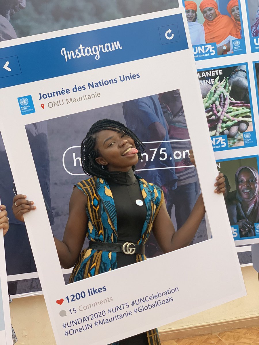 ONUMauritanie's tweet image. #UNDay en partenariat avec la jeunesse et les influenceurs mauritaniens pour parler de la #Mauritanie🇲🇷 que nous voulons! 

➡️ facebook.com/10815994061511…

#UN75 #ShapingOurFutureTogether 
#GlobalGoals 
@CinuDakar @JoinUN75 @UN_SDG @ONU_fr