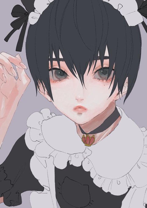 「black hair crossdressing」 illustration images(Latest)｜21pages