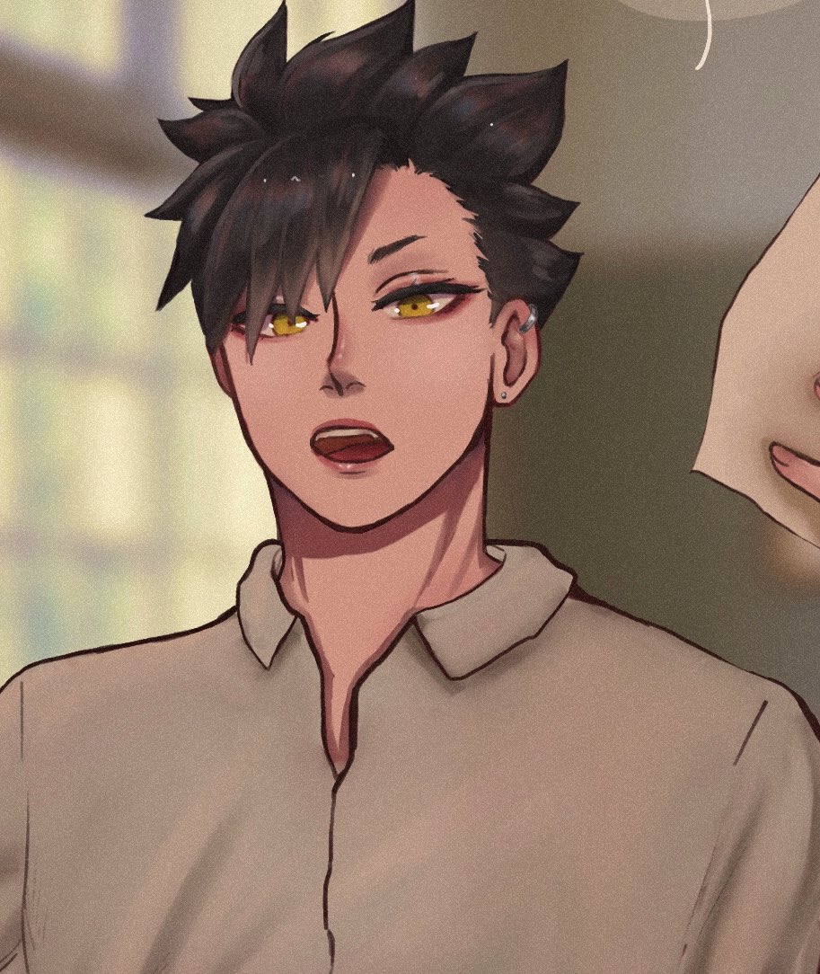 soratxn's tweet photo. #inktober2020 #kuroo is very distracting 😔 https://t.co/SsVdAVIk3X