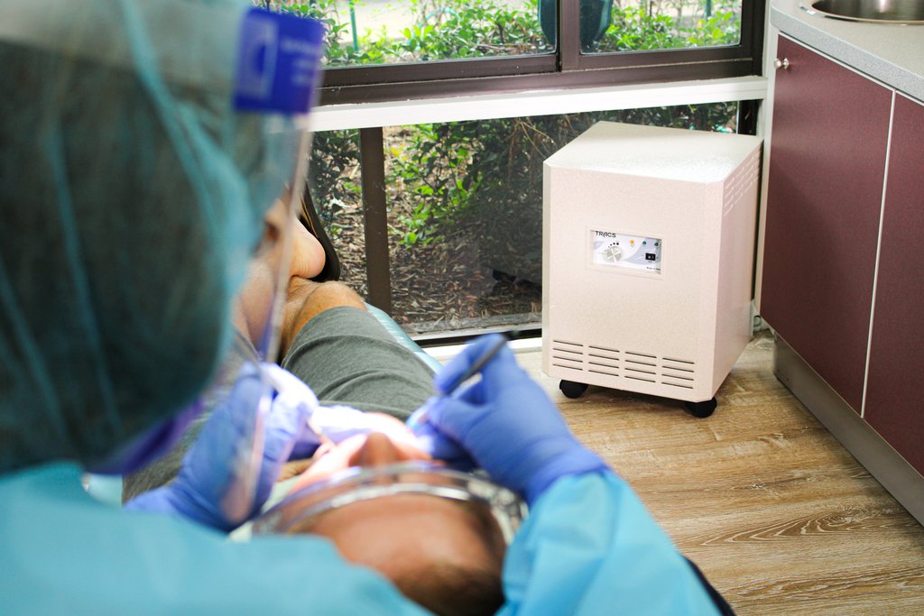 tracspurifiers's tweet image. Shout-out to our front-line heros...dentists!  During these difficult times, you deserve all the extra protecion available.

Our air purifiers reduce the pathogen load in your workplace and bring pece of mind back.  Learn more at tracspurifiers.com  #cleanair
