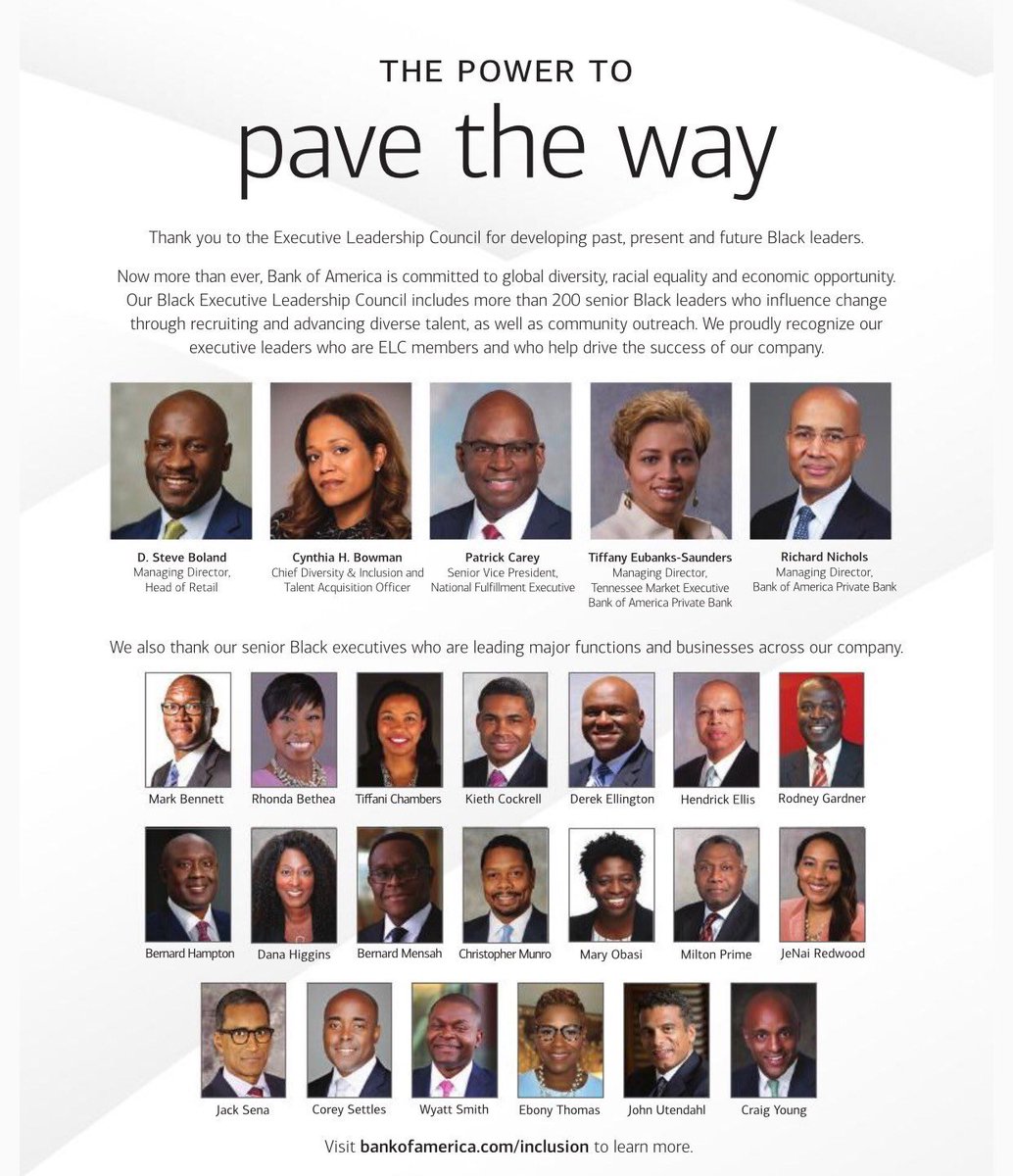 I am truly honored that Bank of America has chosen to share an ad in the November issue of Forbes Magazine on the power of Diversity that includes me with a tremendous group of leaders!