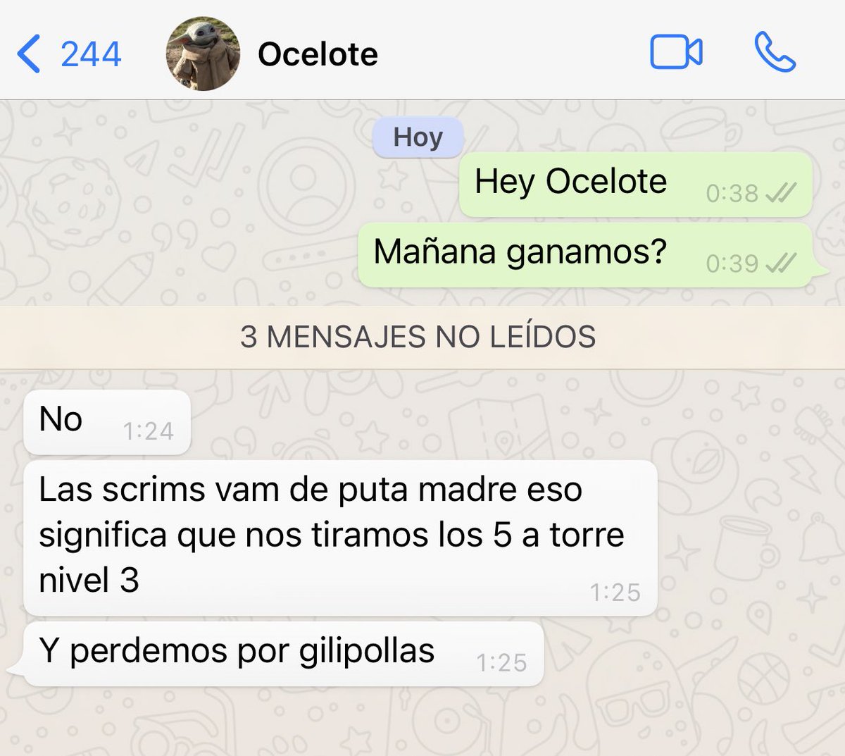 IbaiLlanos's tweet photo. Mensaje motivacional del jefe. 

Todo va a salir bien. https://t.co/BuyK7RQHbH
