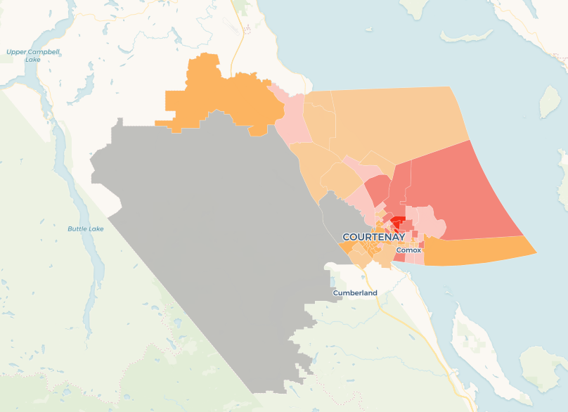 A request for Courtenay-Comox, the riding that caused all the fun last time around. Most of the NDP votes came from Courtenay.  #bcvotes https://taracarman.carto.com/builder/94471dc1-ccaf-4a70-8422-a56e1037a929/embed