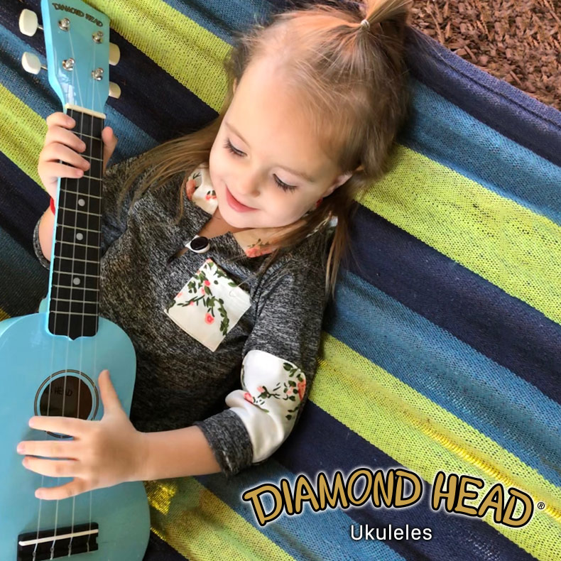 It's never too early for a Diamond Head Ukulele.