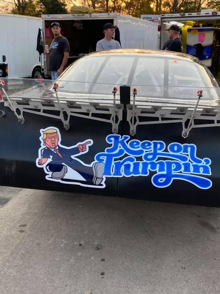 KevinRamsell's tweet photo. @realDonaldTrump want this car at your rally at @LaxSpeedway next Tuesday? https://t.co/L4nCMBoJ51