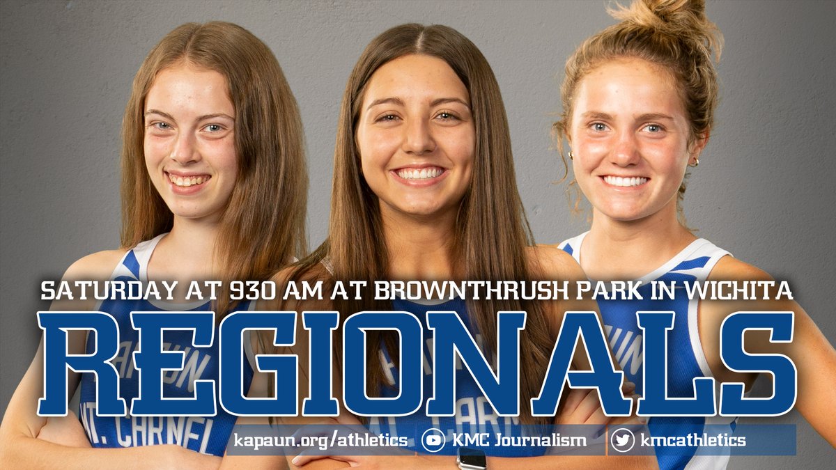 kmcathletics's tweet photo. Girls Cross Country Regionals tomorrow at 9:30 am at Brownthrush Park! Good luck ladies! https://t.co/SHXJQAJXx7