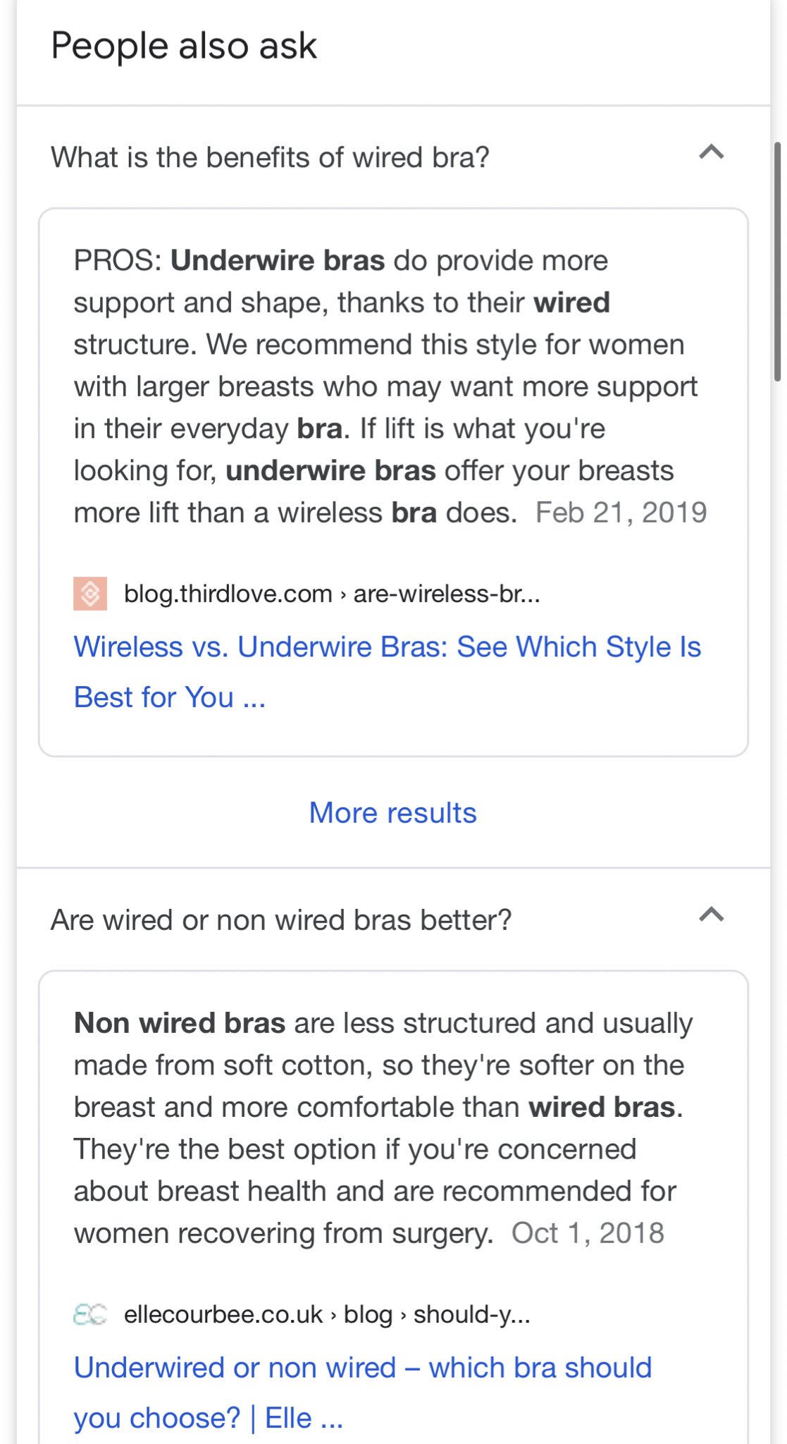 Underwired or non wired – which bra should you choose?