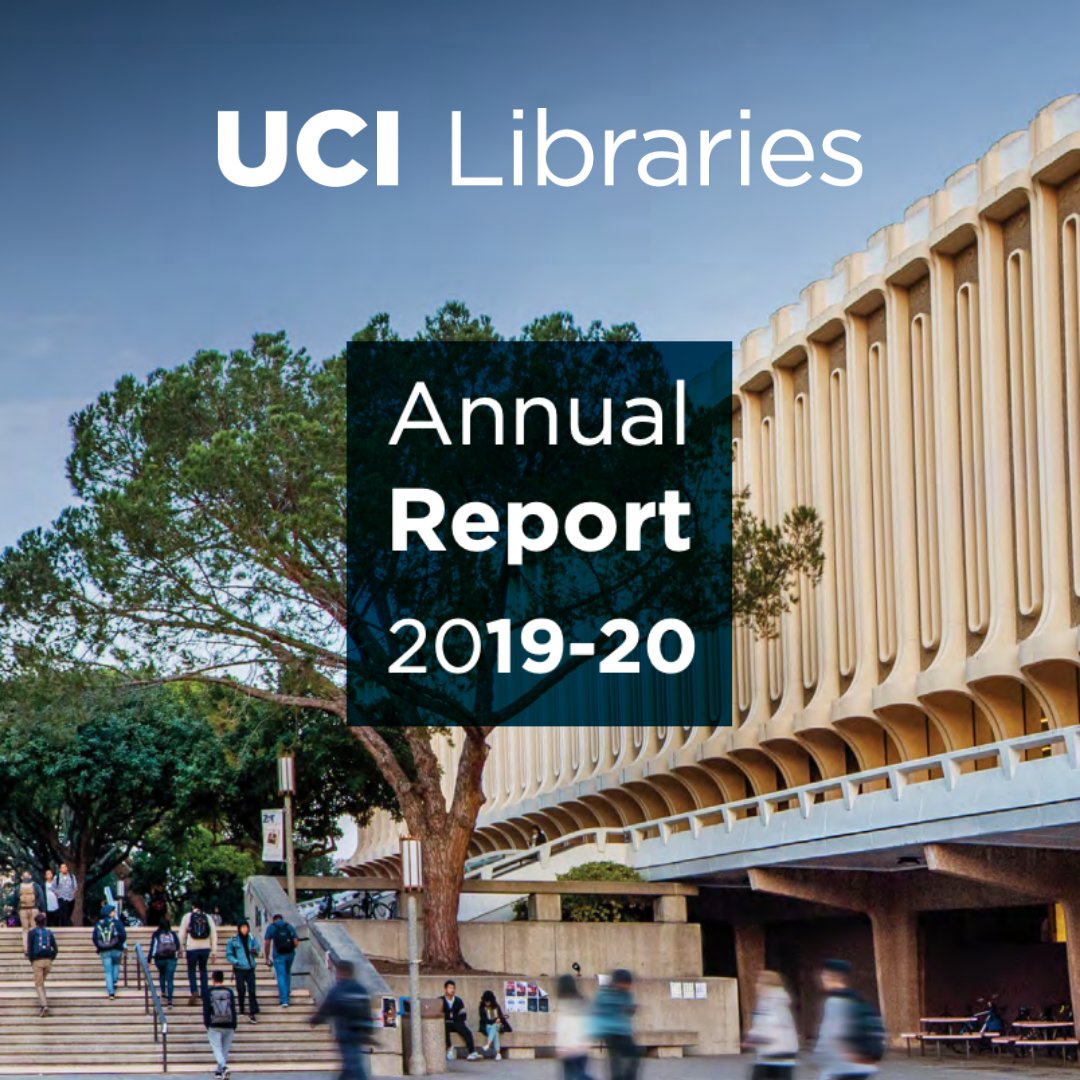 ucilibraries's tweet photo. Read what our dynamic, engaged, and exciting academic library team has done and will continue to do to fuel a leading-edge research University in the #UCILibraries Annual Report
https://t.co/hfeph8evbO
#AnnualReport #UCIi #ZotSmarter @UCIrvine https://t.co/JSJaYY32Cf