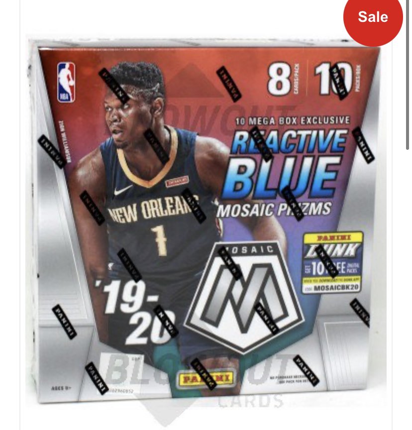 SwantonCards's tweet photo. 1 Mosaic Mega FS:

$125 DLVD

@HobbyConnector #TheHobby

I didn’t find this at retail, paid the markup on them. https://t.co/wCb1Xnxzpa