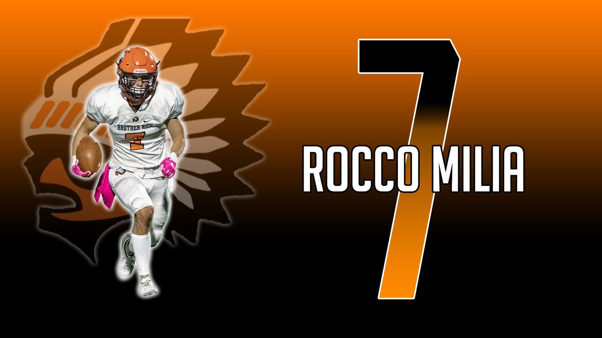 RiceWarriorsFB's tweet photo. 100 YARD PICK SIX!! Rocco Milia intercepts the pass, and takes it all the way back for 6. 7-3, 5:14 left in the 1st quarter. || @MiliaRocco https://t.co/m9bne9iEPu