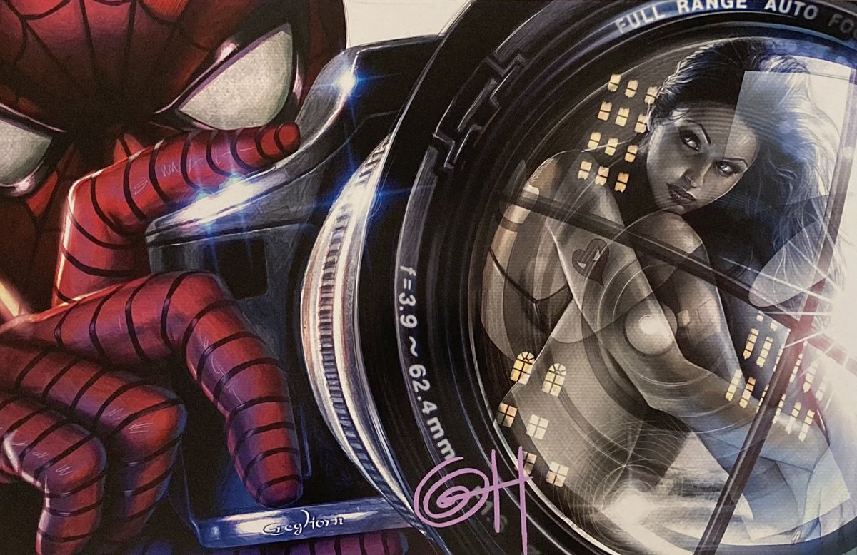 JulepOne's tweet photo. So happy to finally be able to add #greghornart’s to the collection! What masterpieces.
#marville #marvel #comics #digitalart #art #perfectprint #spiderman #greghorn #billjemas https://t.co/nBVcUEpVtK