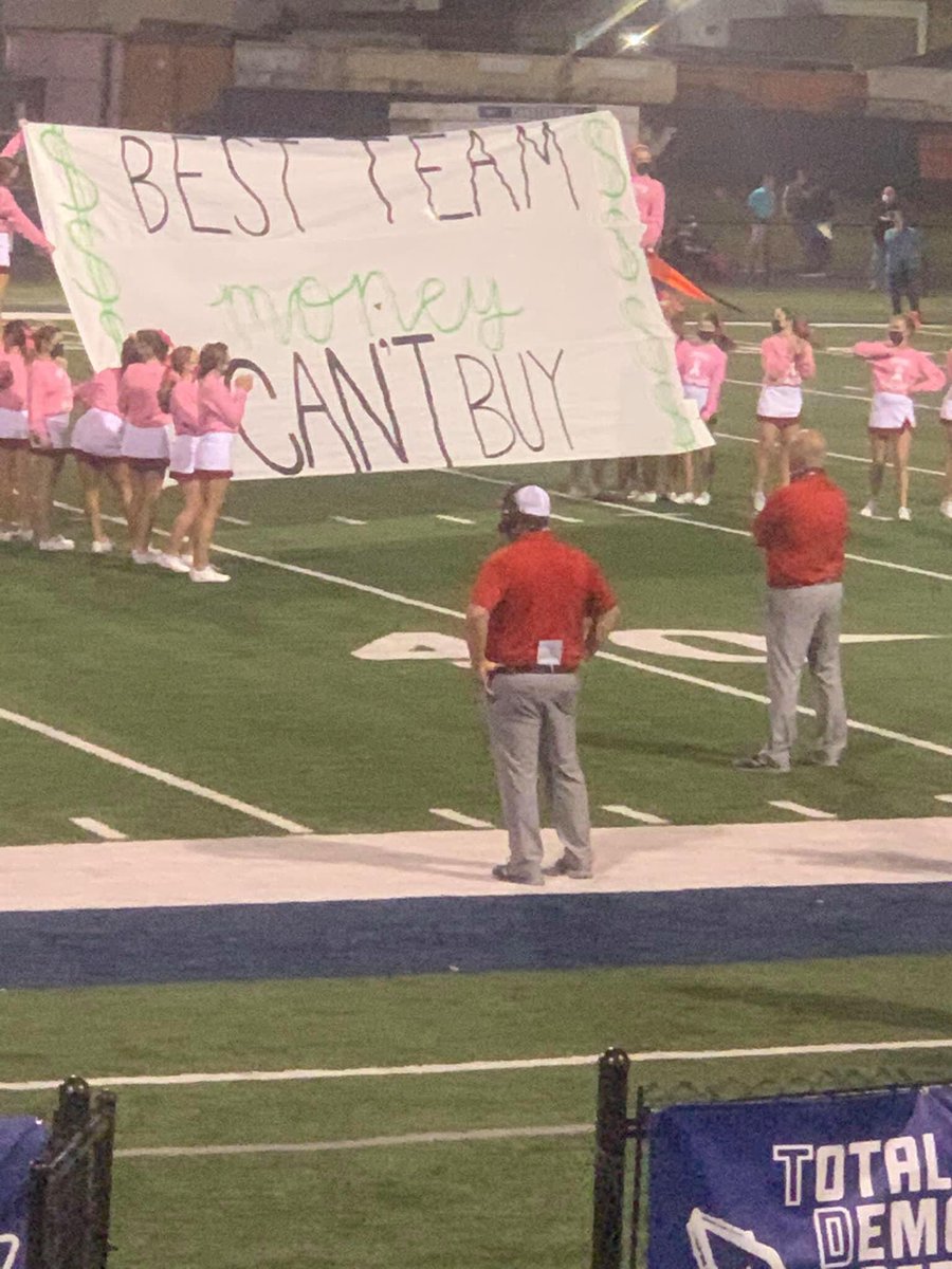 MrsPantherCat's tweet photo. Ohhhhhhhh shots fired. @westrebelsfb 😂😂😂 #BeatCatholic #MostHilariousSignAward 🏆 https://t.co/0B2HQ4XPEk