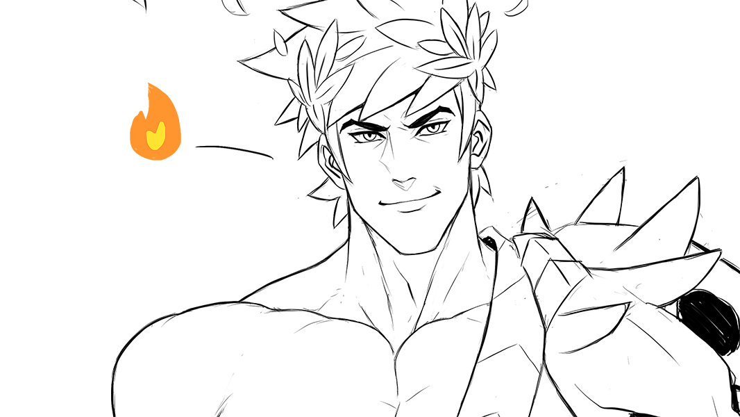 I've been enjoying this game so much #HadesGame - wip ?? 
