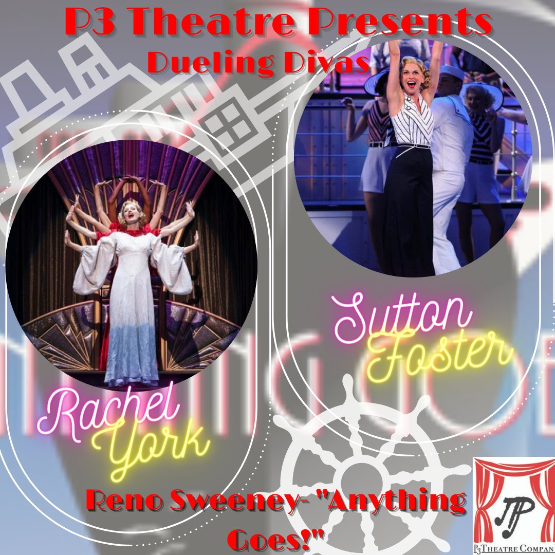 p3theatreco's tweet photo. P3Theatre Presents: Dueling Divas
#p3theatrecompany #rhsaparts #theatre #divas #duelingdivas #truth #inspiration #dashchatwithjon #p3educates #anythinggoes #coleporter #musicaltheatre #musical #rachelyork #suttonfoster #inoldendays #tonyaward #broadway
https://t.co/jM7LmlIpgP https://t.co/QBs2KHOefe