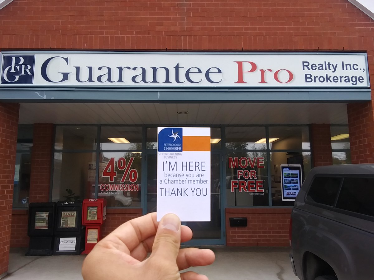 ptbochamber's tweet image. I&apos;m here Guarantee Pro Realty Inc., Brokerage Celebrating #SmallBusinessWeek2020!!! 

#LoveLocalPtbo #StrengtheningBusiness #StrengtheningCommunity