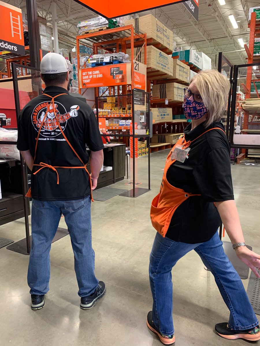 I’m really bad at remembering to take pictures! But I did get 1 picture yesterday from Team Jersey Day and 1 from CAM Polo Day today! @THDWoodhaven @willdingman76 @Wes08114866 #CAM2020