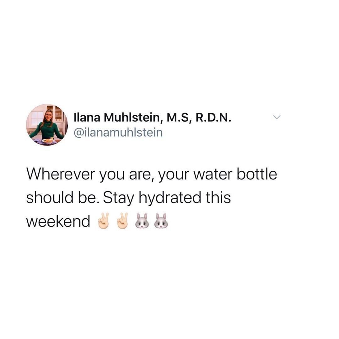 BODiBusiness411's tweet photo. Stay hydrated, my friends.🐰💙 #WaterFirstVeggiesMost https://t.co/ERuxcyDbwf