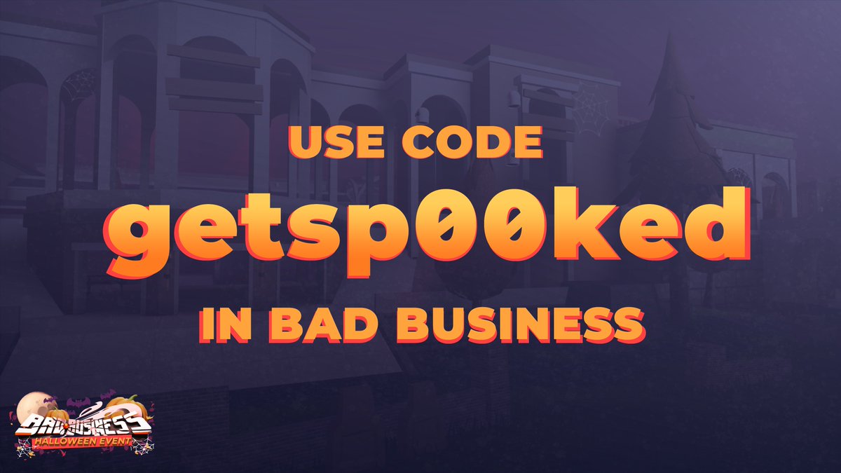Team Rudimentality On Twitter Use Code Getsp00ked In Bad Business To Obtain A Few Limited Time Stickers Https T Co Khiacbscyg Roblox Ruddev Https T Co Gyj68hrcao - bad code roblox