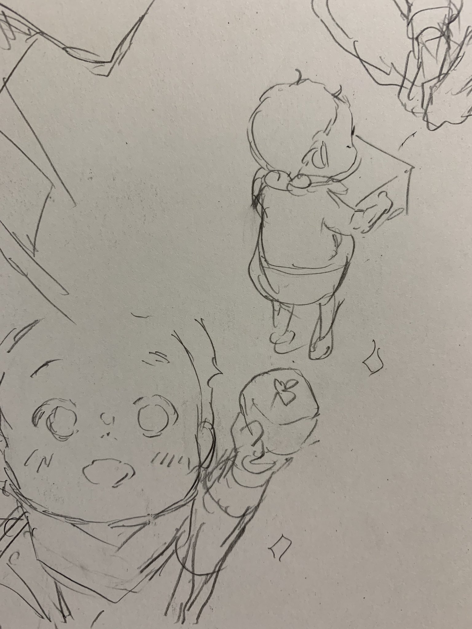 龍本みお たつもとみお 年上の旦那様 13話は赤ちゃん誕生回です 不定期ながら連載はもう少しを続きますのでお付き合い頂けたら嬉しいです 14話の原稿の裏のかわいい T Co Cpbshs7lcb Twitter