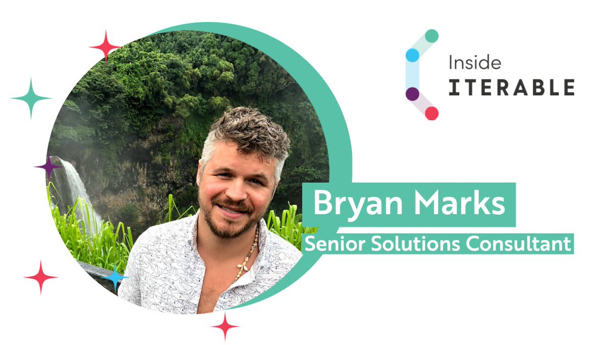Iterable's tweet photo. "What brought me to Iterable was my passion for working on an exciting product that touches the core aspect for so many compelling brands. I've found that here!"
It's time for an #InsideIterable spotlight, and we're thrilled to introduce Sr. Solutions Consultant Bryan Marks! https://t.co/H7nJK6F9hI