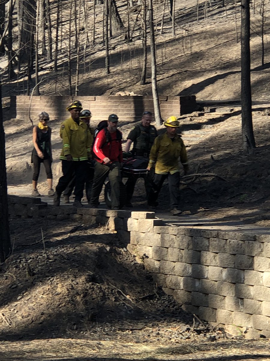 CALFIRE_ButteCo's tweet photo. CAL FIRE and @ButteCoSAR responded to the #FeatherFalls trail to help a woman who was lost attempting to hike the trail. She was uninjured and #FirstResponders located her and walked her out. Per @USFSPlumas, the Feather Falls trail is closed until further notice. #FallsIncident https://t.co/TbGfZnzP3i