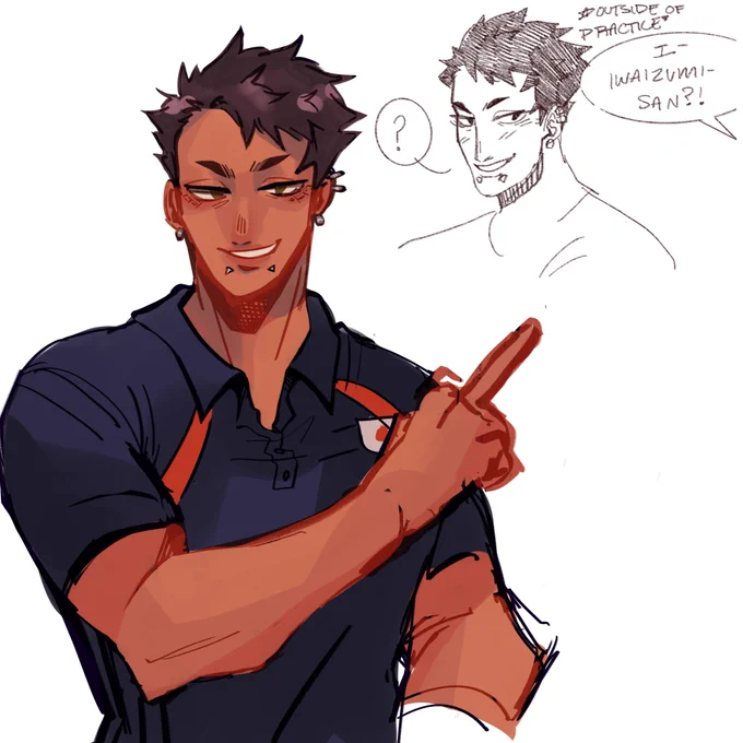 [ahem] i just. i just have strong feelings about this. 
#iwaizumihajime https://t.co/7np0OF4xz7 