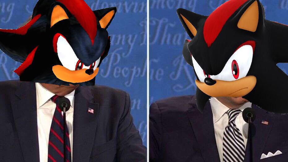 EdgyHedgehog1's tweet photo. WHO ARE THESE BOZOS DRUMPF AND BIDING??, I AM THE BEST PRESIDENTIAL CANDIDATE WRITE IN SHADOW #SHADOW2020 https://t.co/vWCCwKkG4l