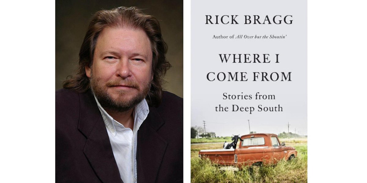 roswellreads's tweet photo. #RoswellReads Recommends a FaceBook Live Event: THURSDAY, OCTOBER 29, 2020 AT 7 PM EDT – 8 PM EDT
Rick Bragg - "Where I Come from: Stories from the Deep South" (FB LIVE) https://t.co/REUly3sLhn