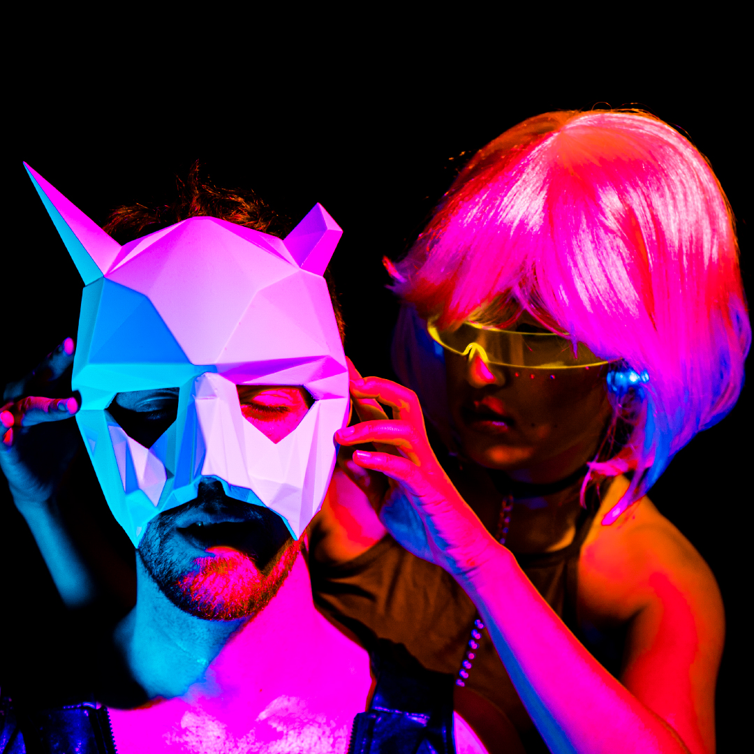 keyozah's tweet photo. We chatted last week with @espmusicmag on why we decided to keep our identities a mystery. Though tbh, Keyo really only wears the mask to save on his sunblock budget.☀️ https://t.co/URqSrlJHxa