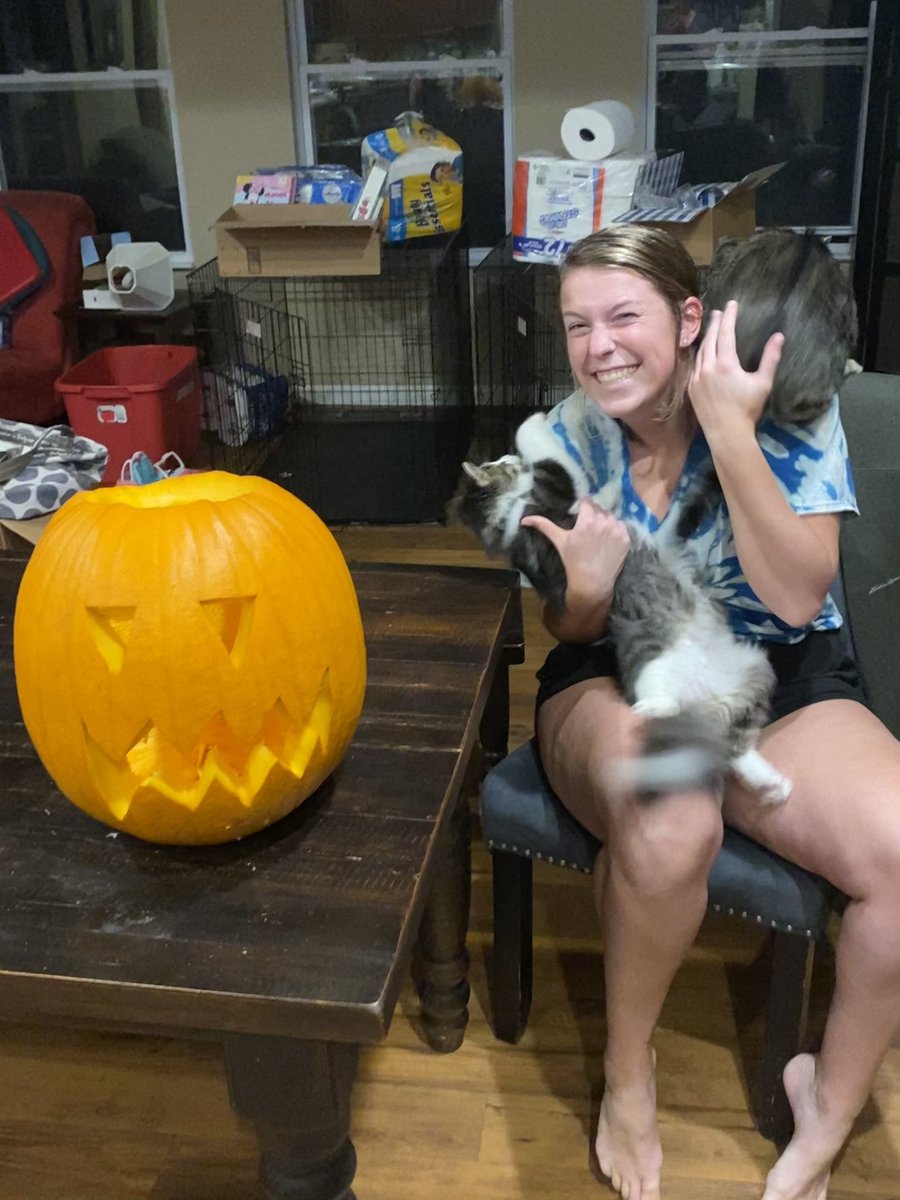 Mackkkk_17's tweet photo. a short story of trying to take a picture with your cats who hate being held https://t.co/aj3CuuRwGM