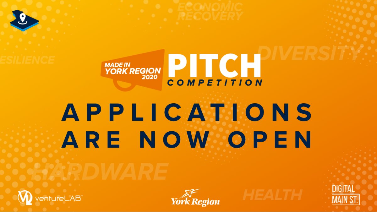 ventureLABca's tweet photo. 📣 Calling all #entrepreneurs, #innovators, and #SME’s! Join @ventureLAB and @digital_mainst for this year’s #MIYR Pitch Competition. If you have a solution that supports business continuity through the COVID-19 pandemic, apply today at https://t.co/CylFBUTG7l https://t.co/zozosmD67U