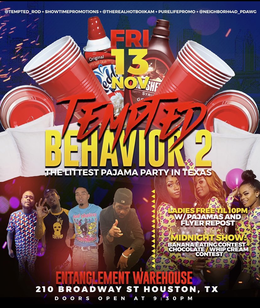 Tempted_Rod's tweet photo. Birthday behavior #temptedbehavior2 https://t.co/Fo95w1rCkX