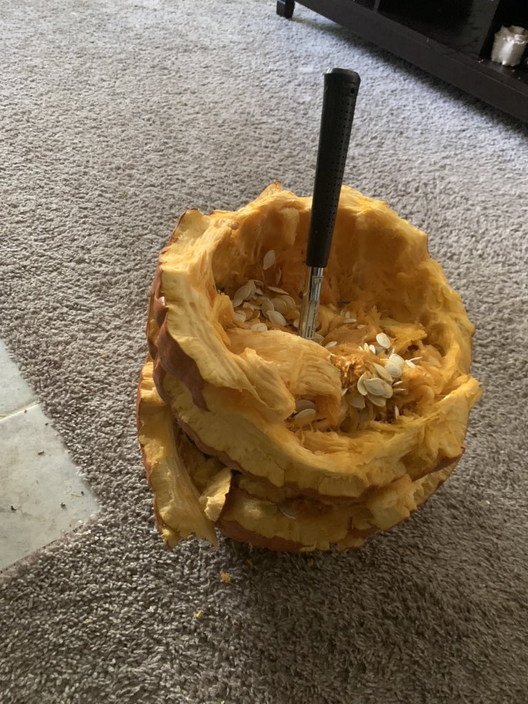 Happy reopen with proper safety protocols in place. After 7 months this is how the bartenders trying to carve pumpkins turned out. It was past time to get them behind the bar where they belong. Get down here and show them some love. Don’t worry Tragic-O-Lantern will not be here