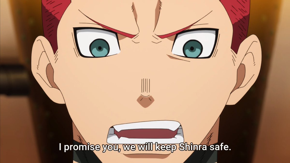 YumeTokoyo's tweet photo. Company 8 is Shinra's protector! Best protector group! 💕 

#FireForce_anime #fireforce #fireforceS2 #EnennoShouboutai https://t.co/bc6TXIJ2Zl